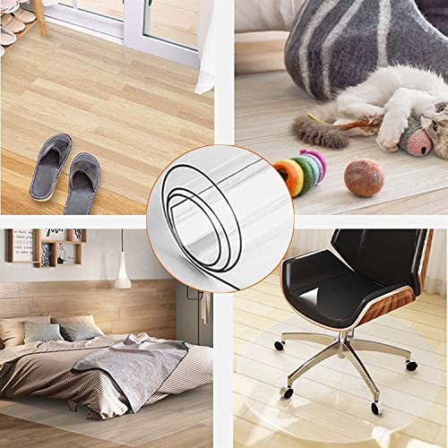HAIZON Clear Hard-Floor Chair Mat for Wood/Tile Protection