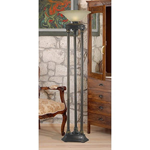 Kenroy Home 32066ORB Colossus 3 Pole Torchiere, 72"H,Oil Rubbed Bronze Finish w/Marble Finished Accent