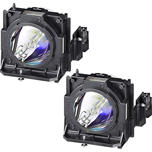 Twin-Pack ET-LAD70W Genuine OEM Original Replacement Lamp/Bulb with Housing for Panasonic PT-DZ780 Projector (OEM Panasonic Bulb)