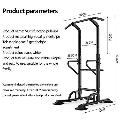 ZLQBHJ Pull Up Bar Strength Training Equipment Pull-Up Bars Horizontal Bar Height-Adjustable Multifunctional Home Training Fitness Training Station