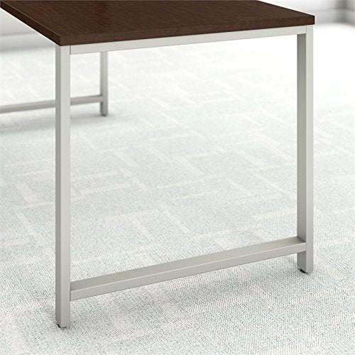 Bush Business Furniture 400 Series 72W x 30D Table Desk in Mocha Cherry