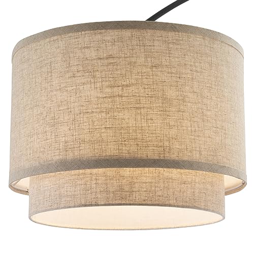 Major-Q Modern Arc Floor Lamp 81" Tall Standing Lamp for Living Room - Beige (6938DS)