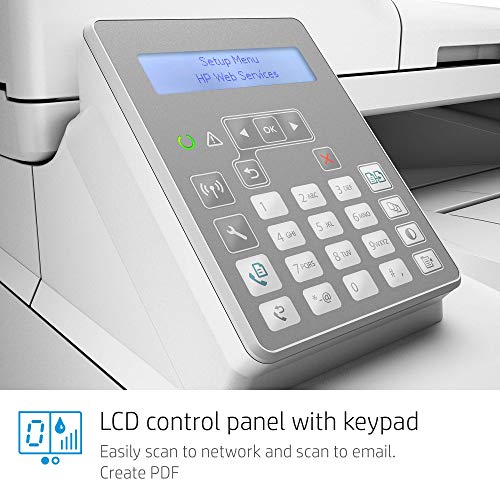 HP Laserjet Pro M148fdw All-in-One Wireless Monochrome Laser Printer, Fax, Mobile & Auto Two-Sided Printing, Works with Alexa (4PA42A)