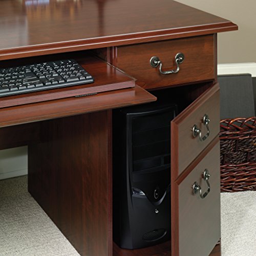 Sauder 109830 Heritage Hill Desk, L: 59.45" x W: 29.53" x H: 29.25", Classic Cherry finish
