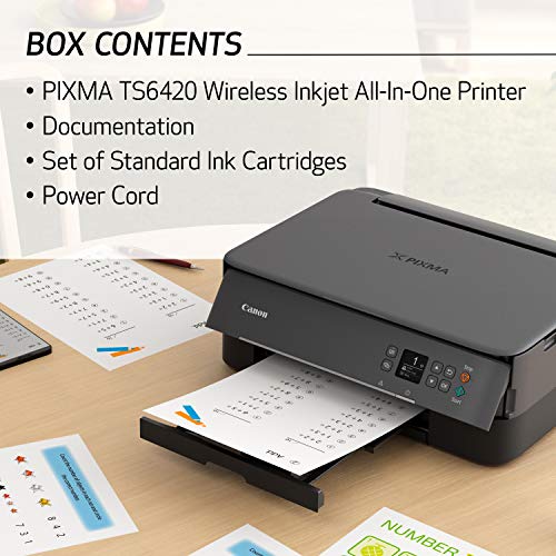 Canon TS6420 All-In-One Wireless Printer, Black