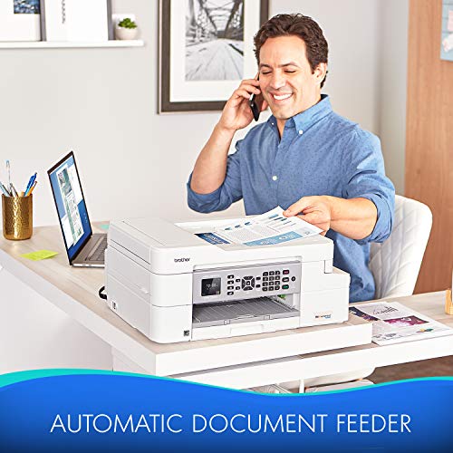 Brother MFC-J805DW XL Color Inkjet All-in-One Printer with Mobile Printing & Duplex - White
