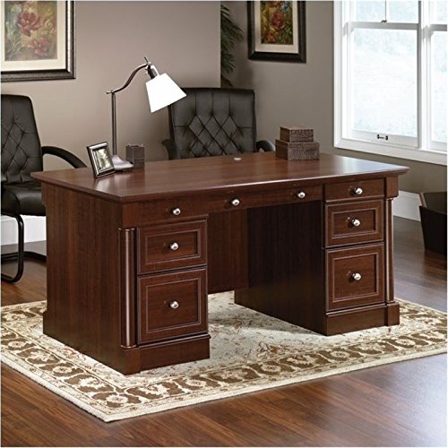 Bowery Hill Executive Desk in Select Cherry