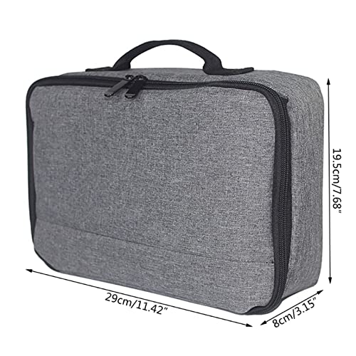 TAPHET Projector Carrying Case - Universal Fit, Dustproof, Portable - Black