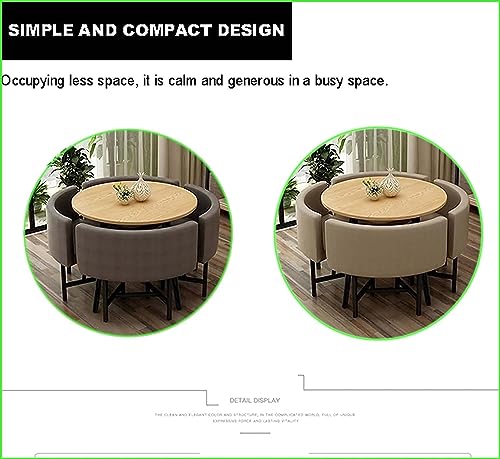 WEBERT Reception Room Club Table and Chair Set - Round Tables, Living Rooms, Leisure Tables - Kitchen Furniture (Color: E)
