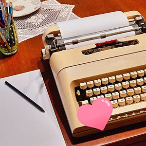 IAKAEUI Portable Manual Typewriter - Sleek Durable Classic Word Processor