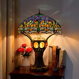 MaGiLL European Luxury Stained Glass Desk Lamp