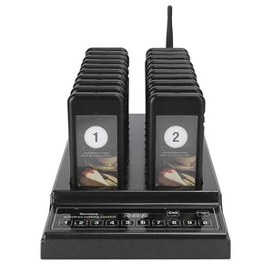 None BAILAI Restaurant Waiter Service Calling System 999-Channel 20 Keyboard Pagers