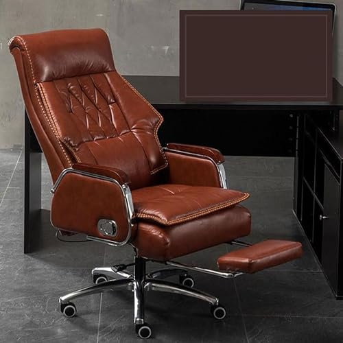Massage Office Chair with Reclining Feature and Plush Foam Padding
