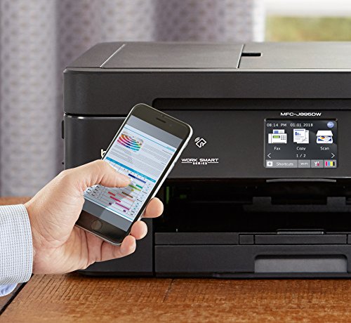 Brother Wireless All-In-One Inkjet Printer, MFC-J895DW, Multi-Function Color Printer, Duplex Printing, NFC One Touch to Connect Mobile Printing, Amazon Dash Replenishment Enabled