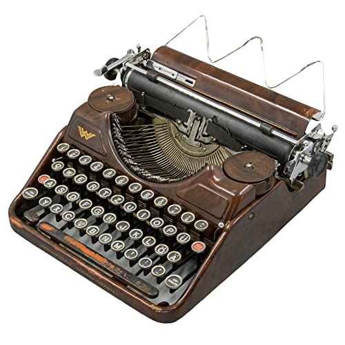 Amdsoc Antique Mechanical English Portable Typewriter - Collectibles/Gifts