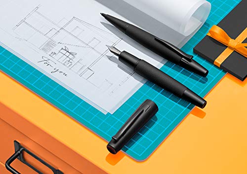 Faber-Castell F148621 E-MOTION FOUNTAIN PEN PURE BLACK F