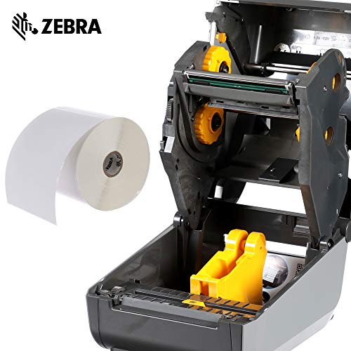 Zebra ZD620 Direct Thermal Printer Plus 4 x 6 in Z-Perform 2000D Permanent Adhesive Labels Print Width of 4 in Ethernet Serial USB Connectivity