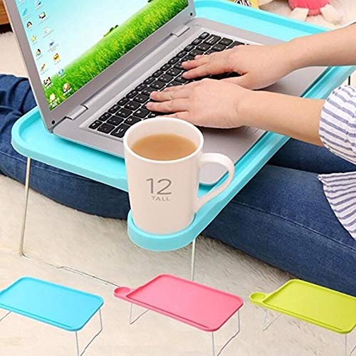 SFFZY Laptop Desk Laptop Desk Sofa Bed Desk with Folding Legs Table Laptop Breakfast Bed Tray (Color : B)