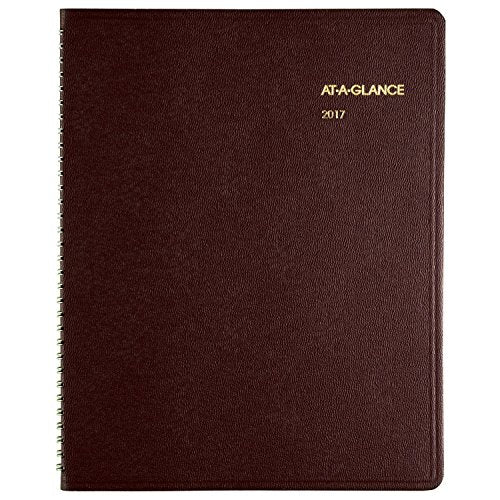 AT-A-GLANCE Monthly Planner / Appointment Book 2017, 13 Months, 8-7/8 x 11", Winestone (70-260-50)