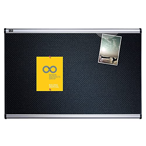 Quartet B347A Bulletin Board, Foam, 6-Ft x4-Ft, Aluminum Frame