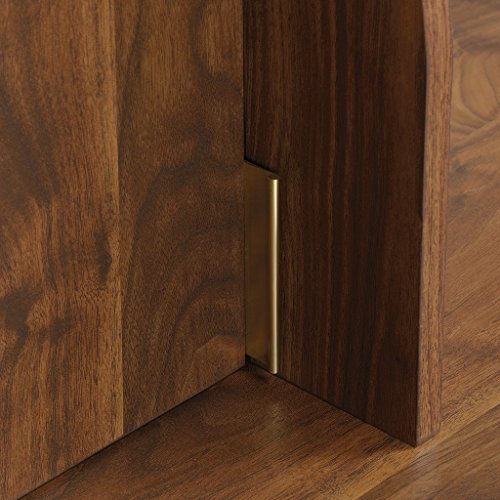 Sauder 422277 Clifford Place Hutch, L: 58.90" x W: 16.34" x H: 34.13", Grand Walnut finish