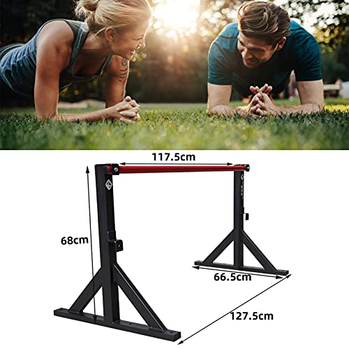 NENGGE Multifunctional Pull Up Bar Wall/Ceiling Mounted, Heavy Duty Upper Body Workout Bar, Adjustable Chin Up Bar, Professional Fitness Exercise Bars Home Gym Strength Training Equipment