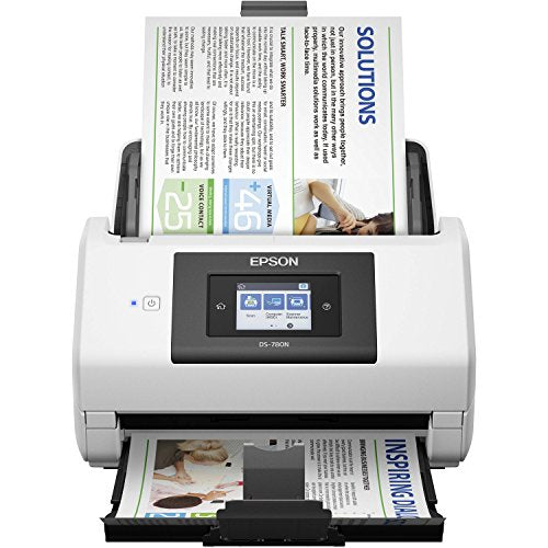 Epson DS-780N Network Color Document Scanner for PC and Mac, 100-page Auto Document Feeder (ADF), Duplex Scanning