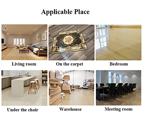 JYDQM Clear Vinyl Plastic Floor Runner/Protector 120x6 - 2mm Thick