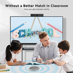 TIBURN Interactive Whiteboard Smartboard Board 75" R2 Pro 4K UHD Touch Screen Smart Board