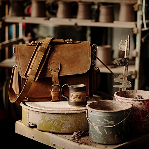 Saddleback Leather Co. Slim Full Grain Leather 15-inch Laptop Computer Bag Includes 100 Year Warranty