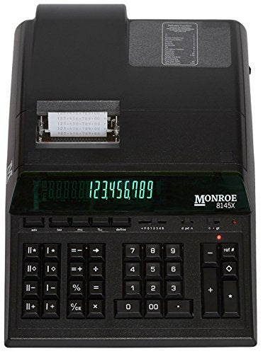 Monroe 8145X 14-Digit Printing Calculator with Large Display for Big Budgets