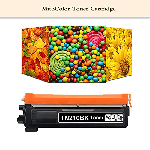 5PK (2BK+1C+1M+1Y) High Yield TN210 TN210BK TN210C TN210M TN210Y Toner Cartridge Replacement for Brother TN-210 HL-3040CN HL-3045CN HL-3070CW MFC-9010CN MFC-9120CN MFC-9125CN MFC-9320CW Printer Toner