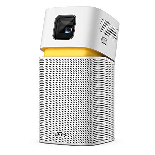 BenQ GV1 Wireless Mini Portable Projector | Google Cast & AirPlay | Bluetooth Speaker | Wi-Fi (or Wireless Display) | USB-C | HDMI Connectivity