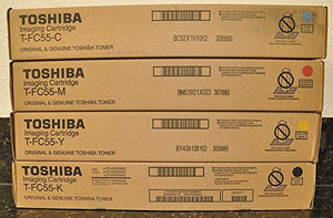 Toshiba T-FC55 Toner Set CMYK, TFC55K, TFC55C, TFC55M, TFC55Y