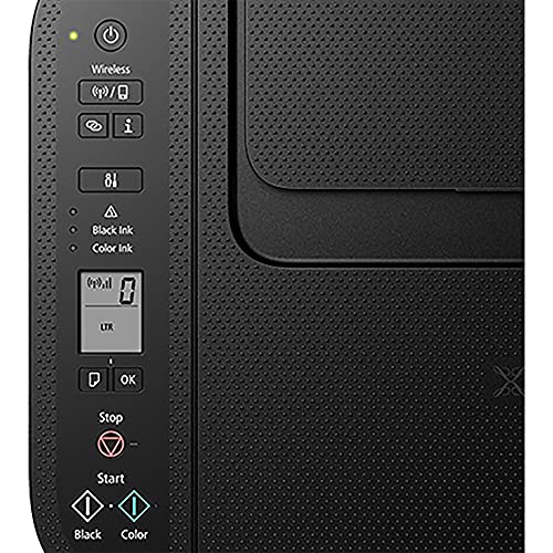 Canon PIXMA TS Series Wireless All-in-One Color Inkjet Printer, White - Print, Scan, Copy - 4800 x 1200 dpi, Borderless Printing
