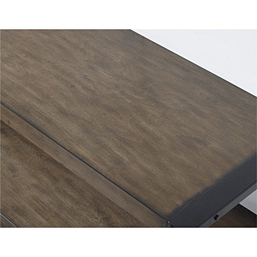 Ameriwood Home 9660196COM Wade, Bookcase, Rustic Gray