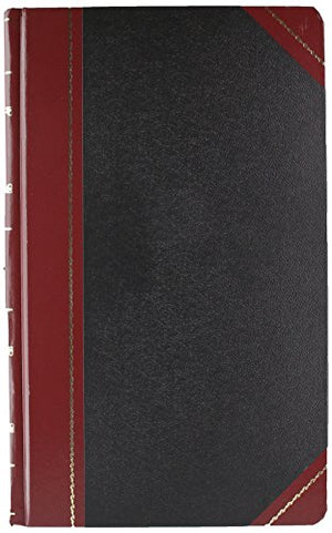 Boorum & Pease 9500J Record/Account Book, Journal Rule, Black/Red, 500 Pages, 14 1/8 x 8 5/8
