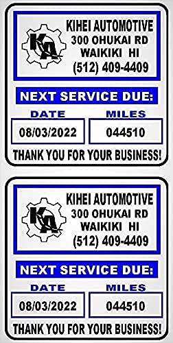 Stand Alone Oil Change Sticker / Label Printer. Complete Package Including Keyboard, Ribbon and 1000 Custom Labels