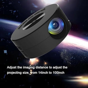 None Mini LED Projector with Wire Mirroring Function