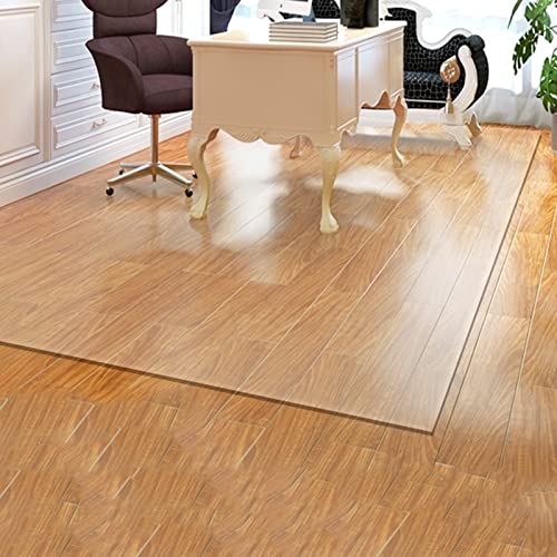 JYDQM Clear Vinyl Plastic Floor Runner Protector Mat for Carpet Floors, Non-Slip Chair Mat (1.5x7m)