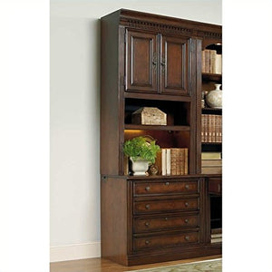 Hooker Furniture European Renaissance II Lateral File and Hutch in Cherry