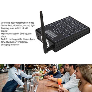 Sxhlseller Wireless Restaurant Buzzer Paging System - 20 Pagers with Transmitter