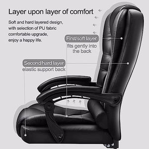 XUEGW Ergonomic High Back Office Gaming Chair with Back Support