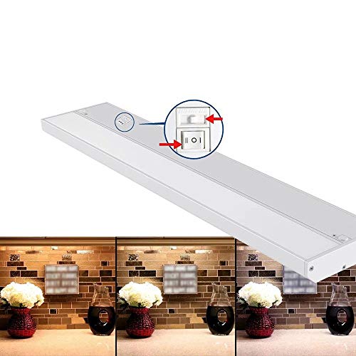 LEDMyplace.com Dimmable 32 Inch 15W LED Under Cabinet Light CCT Changeable 3000K/4000K/5000K, Linkable, Pack of 4