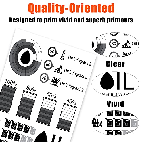 1-Pack 45439001 High Yield Toner Cartridge Black Compatible B731 Series Replacement for OKI B731dn B731dnw Printer Toner.