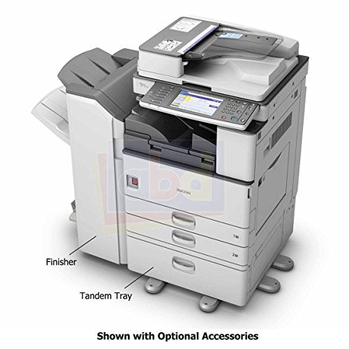 Ricoh Aficio MP 2852 Tabloid-Size Black and White Laser Multifunction Copier - 28 ppm, Copy, Print, Scan, 2 Trays, Stand