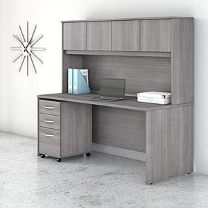 Bush Business Furniture Studio C Desk, Platinum Gray