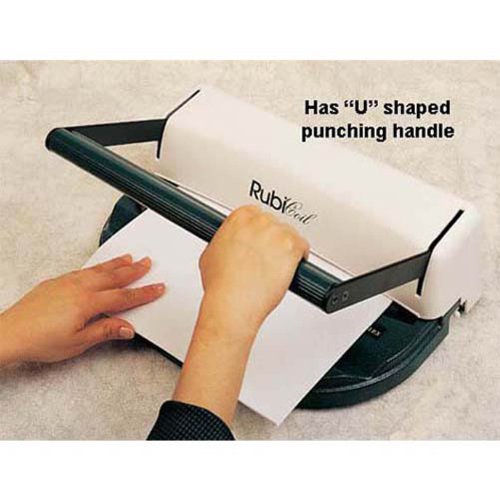 Akiles RubiCoil 11" 4:1 Pitch Coil Punching Machine for Binding + Inserting Channel