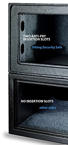 Viking Security Safe VS-25DBLX Depository Biometric Safe Fingerprint Safe Small Drop Slot Safe