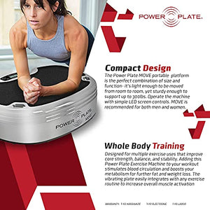 Power Plate Move, Vibrating Exercise Platform, Silver